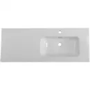 Раковина BelBagno BB1200ETL-R 121x46,5 см R, накладная, белый