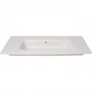 Раковина Plumberia Selection IXO XO101FBO 101x46 см, накладная, белый матовый
