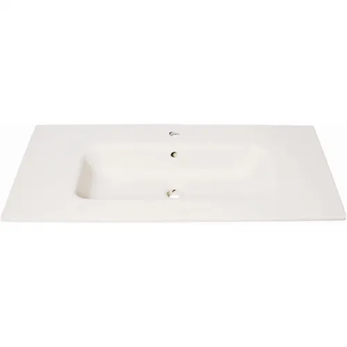 Раковина Plumberia Selection IXO XO101FBO 101x46 см, накладная, белый матовый