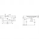 Раковина 100x50 см Villeroy & Boch Finion 4164ABR1