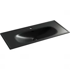 Раковина Ceramica Nova Sabo CN13003MB 105x46 см, накладная, черный матовый