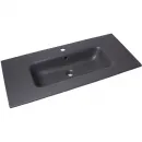 Раковина Plumberia Selection IXO XO081FGB 81x46 см, накладная, темно-серый матовый