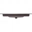 Раковина Plumberia Selection IXO XO101FCS 101x46 см, накладная, коричневый матовый