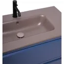Раковина Plumberia Selection IXO XO101FCS 101x46 см, накладная, коричневый матовый