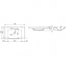 Раковина 80x49 см Am.Pm Like M80WCC0802WG