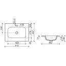 Раковина Ceramica Nova Grace CN7011MB 61x45,7 см, накладная, черный матовый