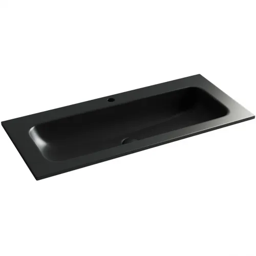 Раковина Ceramica Nova Grace CN7013MB 101x45,7 см, накладная, черный матовый