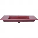 Раковина Plumberia Selection IXO XO081FMG 81x46 см, накладная, бордовый глянец