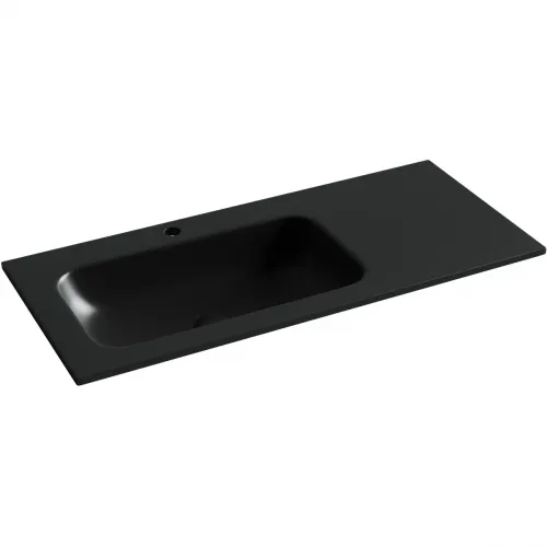 Раковина Ceramica Nova Grace CN7014MB 101x45,7 см, накладная, черный матовый