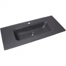 Раковина Plumberia Selection IXO XO101FGB 101x46 см, накладная, темно-серый матовый