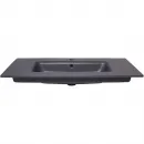 Раковина Plumberia Selection IXO XO101FGB 101x46 см, накладная, темно-серый матовый
