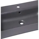 Раковина Plumberia Selection IXO XO101FGB 101x46 см, накладная, темно-серый матовый