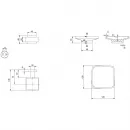 Мыльница Villeroy & Boch Elements-Striking TVA15202000064