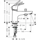 Смеситель на борт ванны Hansgrohe Focus 31938000