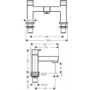 Смеситель на борт ванны Hansgrohe Vernis Shape 71452000