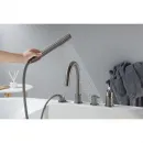 Смеситель на борт ванны Aquatek Европа AQ1348BGM с душевым гарнитуром, оружейная сталь матовый