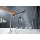 Смеситель на борт ванны Aquatek Европа AQ1348CR с душевым гарнитуром, хром