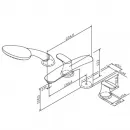 Смеситель на борт ванны Am.Pm Like F8001300