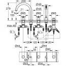 Смеситель на борт ванны Grohe Atrio New 19923DA3