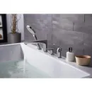 Смеситель на борт ванны Aquatek Бетта AQ1148CR с душевым гарнитуром, хром