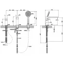 Смеситель на борт ванны Gessi Via Manzoni 38634#031