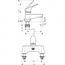 Смеситель на борт ванны Hansgrohe Focus 31523000