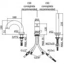 Смеситель на борт ванны Paffoni Light LIG047BO