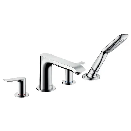 Смеситель на борт ванны на 4 отверстия Hansgrohe Metris 31442000
