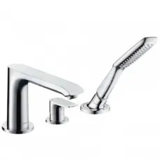 Смеситель на борт ванны на 3 отверстия Hansgrohe PuraVida 15432000