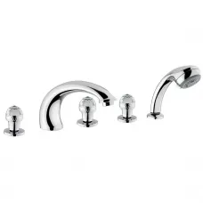 Смеситель на борт ванны Migliore Axo Swarovski ML.AXO-680F.CR