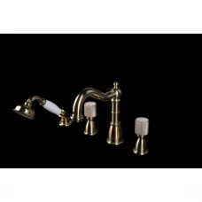 Смеситель на борт ванны Boheme Royal Cristal 395-Royal/CRST