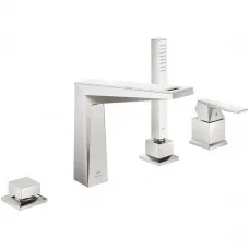 Смеситель на борт ванны Grohe Allure Brilliant 29525DC0 с душевым гарнитуром, суперсталь