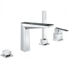 Смеситель на борт ванны Grohe Allure Brilliant 29527000 с душевым гарнитуром, хром