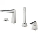 Смеситель на борт ванны Grohe Allure Brilliant 29527DC0 с душевым гарнитуром, суперсталь