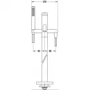 Смеситель напольный Duravit C.1 C15250000010