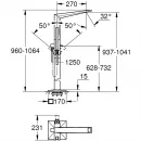 Смеситель напольный для ванны Grohe Allure Brilliant 23119A00
