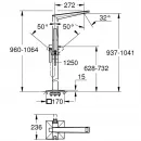 Смеситель напольный для ванны Grohe Allure Brilliant 24423DC0 суперсталь