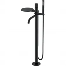 Смеситель напольный для ванны Boheme Stick Linea 129-BB.3 черный матовый