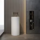 Раковина напольная 40x40 см Vincea VBS-6SP01MW