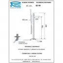 Смеситель напольный для ванны Remer Q-Design QD08