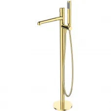 Смеситель напольный для ванны BelBagno Uno UNO-FMT-ORO