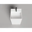 Раковина Salini S-Stone Armonia Square Top 01 130521TM 46x46 см, напольная, белый матовый