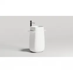 Раковина Salini S-Sense Oriente Totem 1303101G 70x49 см, напольная, белый глянец