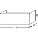 Тумба белый глянец 117 см Jacob Delafon Odeon Up EB887-G1C