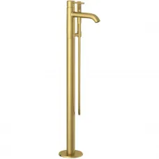 Смеситель напольный для ванны Kludi Bozz 38590N076 золотой матовый