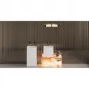 Раковина Salini S-Sense Armonia Square 01 130511G 46x46 см, напольная, белый глянец