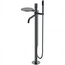 Смеситель напольный для ванны Boheme Stick Linea 129-SGM.3 графит глянец