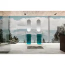 Раковина напольная 45x45 см Abber Kristall AT2701Aquamarin-H