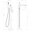 Смеситель напольный для ванны Cezares Comfort COMFORT-VDP-01 хром