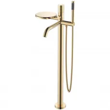 Смеситель напольный для ванны Boheme Stick Diamond 129-GG